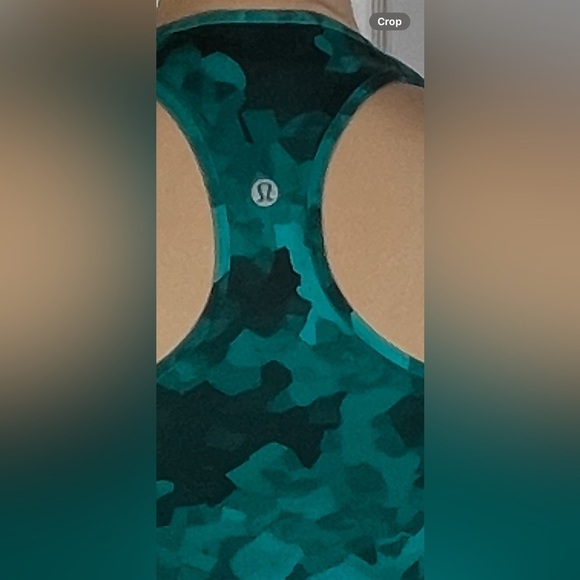 Lululemon Cool Racerback Clouded Dreams Cosmic Teal Multi Size 4 - Picture 11 of 11